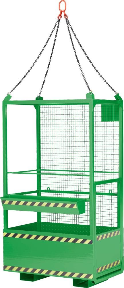 Produktbild von RR-Industrietechnik Arbeitskorb Typ RAK-kranb 1200x800x2200 mm Traglast 300 kg RAL 6 120000100 4251305417512