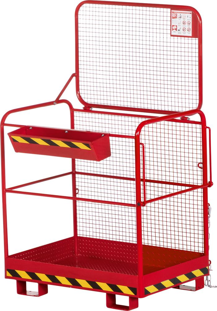 Produktbild von RR-Industrietechnik Arbeitskorb Typ RAK-Eco 1200x800x1900 mm Traglast 300 kg RAL 300 120000103 4251305417833