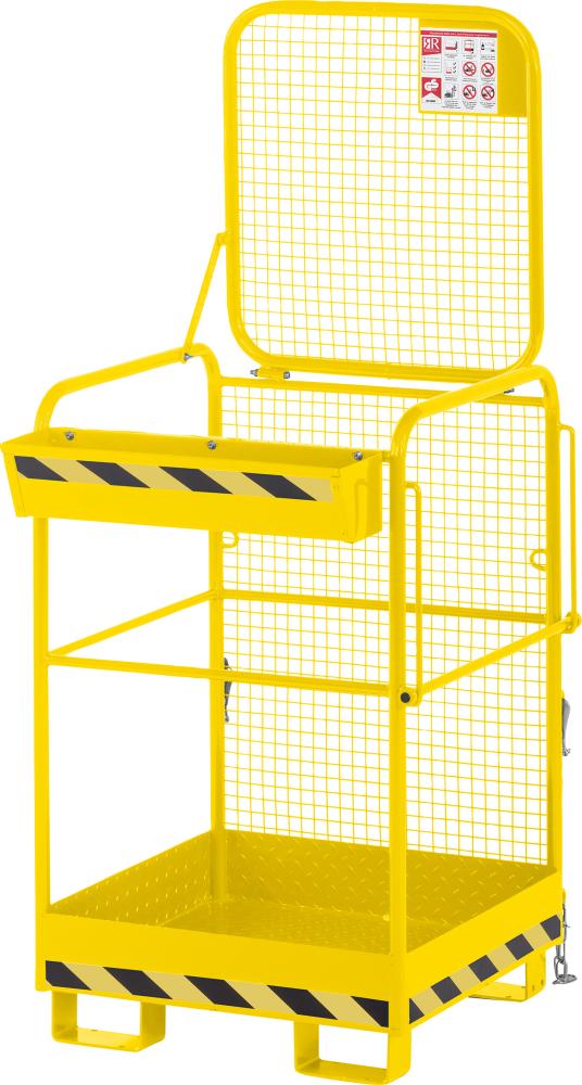 Produktbild von RR-Industrietechnik Arbeitskorb Typ RAK-One 800x800x1900 mm Traglast 240 kg RAL 1023 120000095 4251305417468