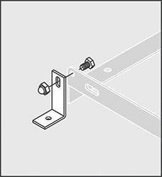 Produktbild von WSM Boden-Montagewinkel verzinkt für Fahrradständer 2-er-Set 105000002 4250366511146