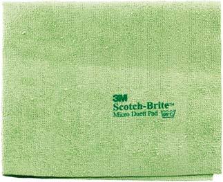 Produktbild von 3M Mikrofaser-Reinigungstuch MicroDuett 360x320mm grün 7100043533 4001895901829