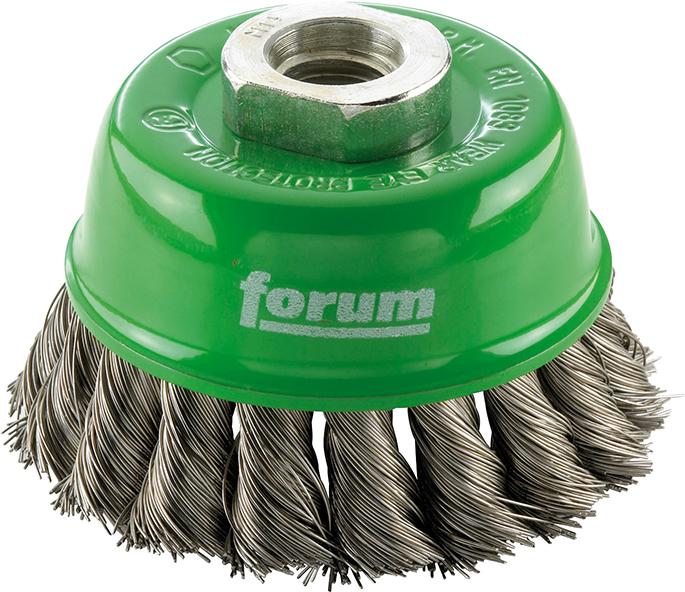Produktbild von FORUM Topfbürste rostfrei M14 65x0,50mm gezopft 4236807013 4317784861618