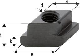 Produktbild von AMF Nutenstein Rhombus DIN510 M12x14mm 80267 4020772080266