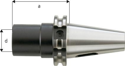 Produktbild von FORTIS Einsatzhülse DIN69871AD Form B SK50/MK3 4216414615 4317784756426