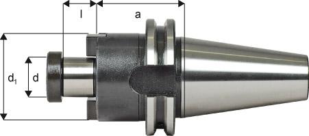 Produktbild von FORTIS Aufsteckfräserdorn DIN69871AD SK40 27x40 4216408706 4317784756839