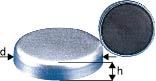Produktbild von Beloh Flachgreifer-Magnet ohne Gewindebuchse 25 x 7,0mm BM 31.005/C 4030615310054