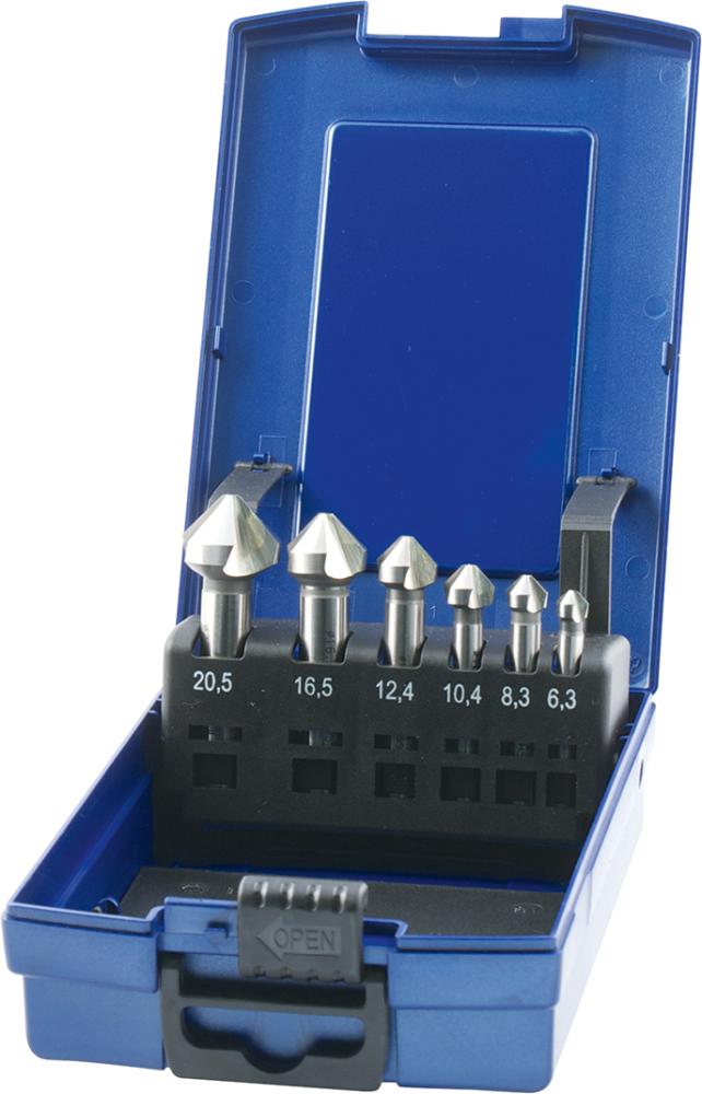 Produktbild von FORUM Kegel- und Entgratsenker-Satz D335C HSS 6,3-20,5mm 90G 4212211100 4317784811644