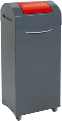 Produktbild von Stumpf Wertstoffbehälter 75 l grau/rot 975x380x320mm 605-075-0-0-203 4031068097424