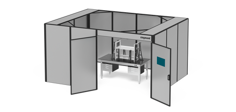 Siegmund Laserschweißzelle modular – sichere Lösung für Handlaser