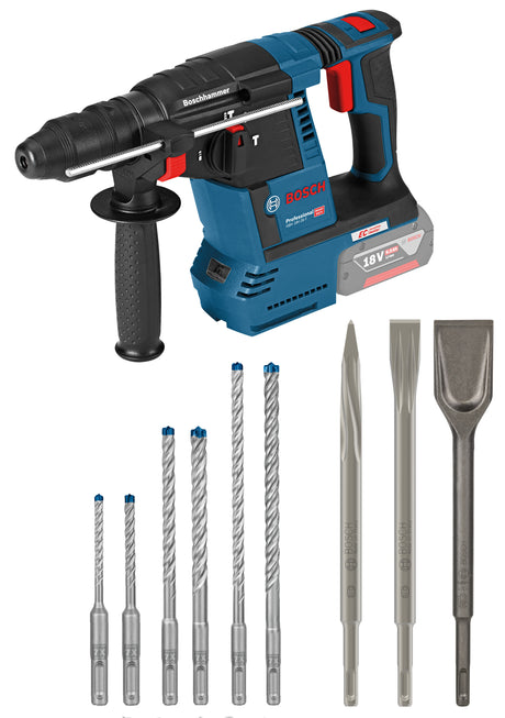 Produktbild von Bohrhammer GBH 18V-26 inkl. EXPERT SDS-Bohrer-Kit 9-teilig