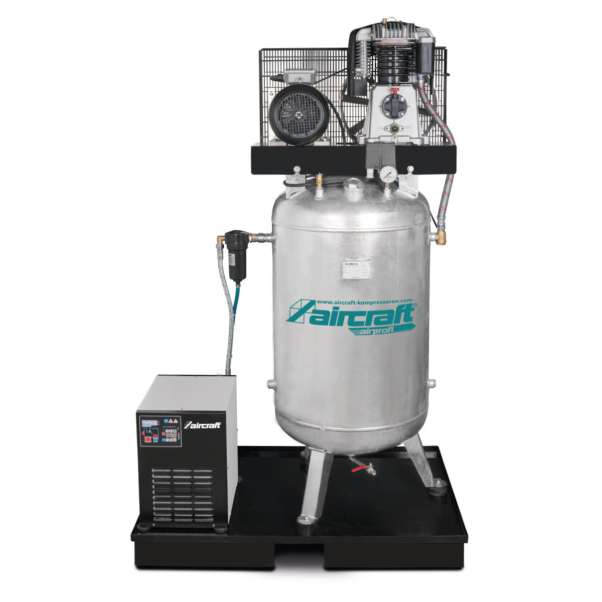 Produktbild von Stationärer Kolbenkompressor mit Kältetrockner Airprofi 853/270/10 VK