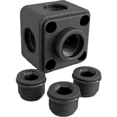 Produktbild von Luftverteilerdose Kunststoff 4 x 1/2"