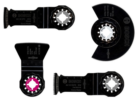 Produktbild 2 von BOSCH Multi-Cutter-Set Boden/Einbau 4-teilig Starlock 2608661696 3165140555227