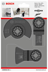 Produktbild von BOSCH Multi-Cutter-Set Fliesen 3-teilig Starlock 2608662342 3165140779647