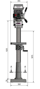 Säulenbohrmaschine OPTIdrill D 26Pro Aktions Set