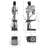 Säulenbohrmaschine OPTIdrill DH 32GSV