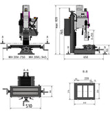 Bohr-Fräsmaschine OPTImill MH 20V