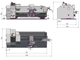 Leitspindeldrehmaschine OPTIturn TU 2506 (230 V)