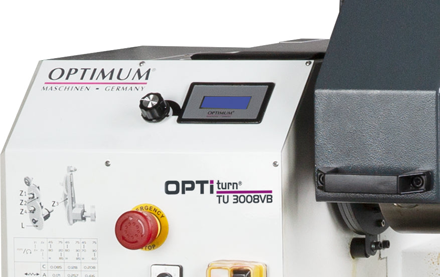 Leit-/Zugspindel-Drehmaschine OPTIturn TU 3008VB