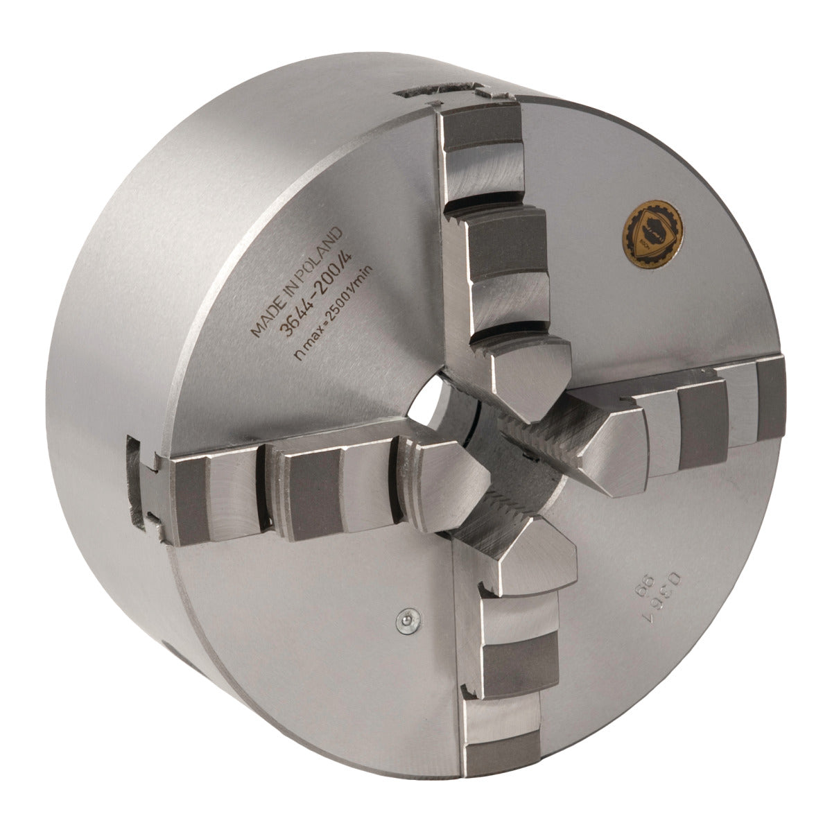 Produktbild von BISON Vierbacken-Drehfutter Guss Camlock, zentrisch spannend Ø 200 mm DIN ISO 702-2 Nr. 4