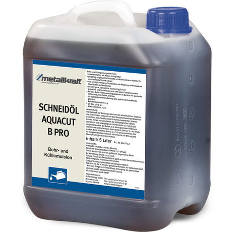 Produktbild von Bohr- und Zerspanungsemulsion AQUACUT B Pro, 5 l