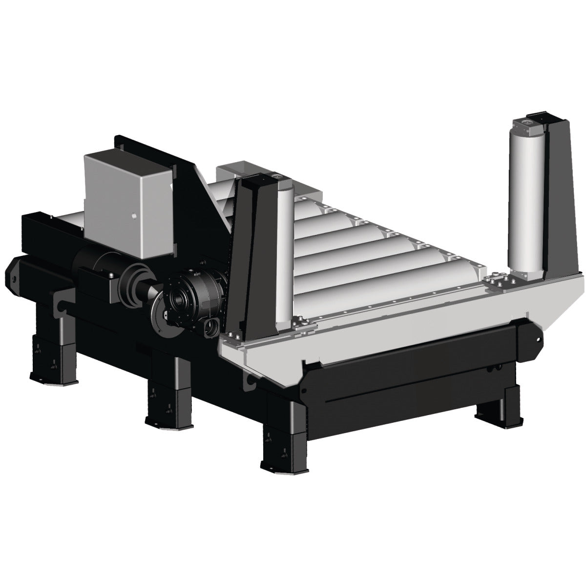 Produktbild von Zu-/Abfuhr-Rollenbahn 2000 x 800 mm schwer motorisch