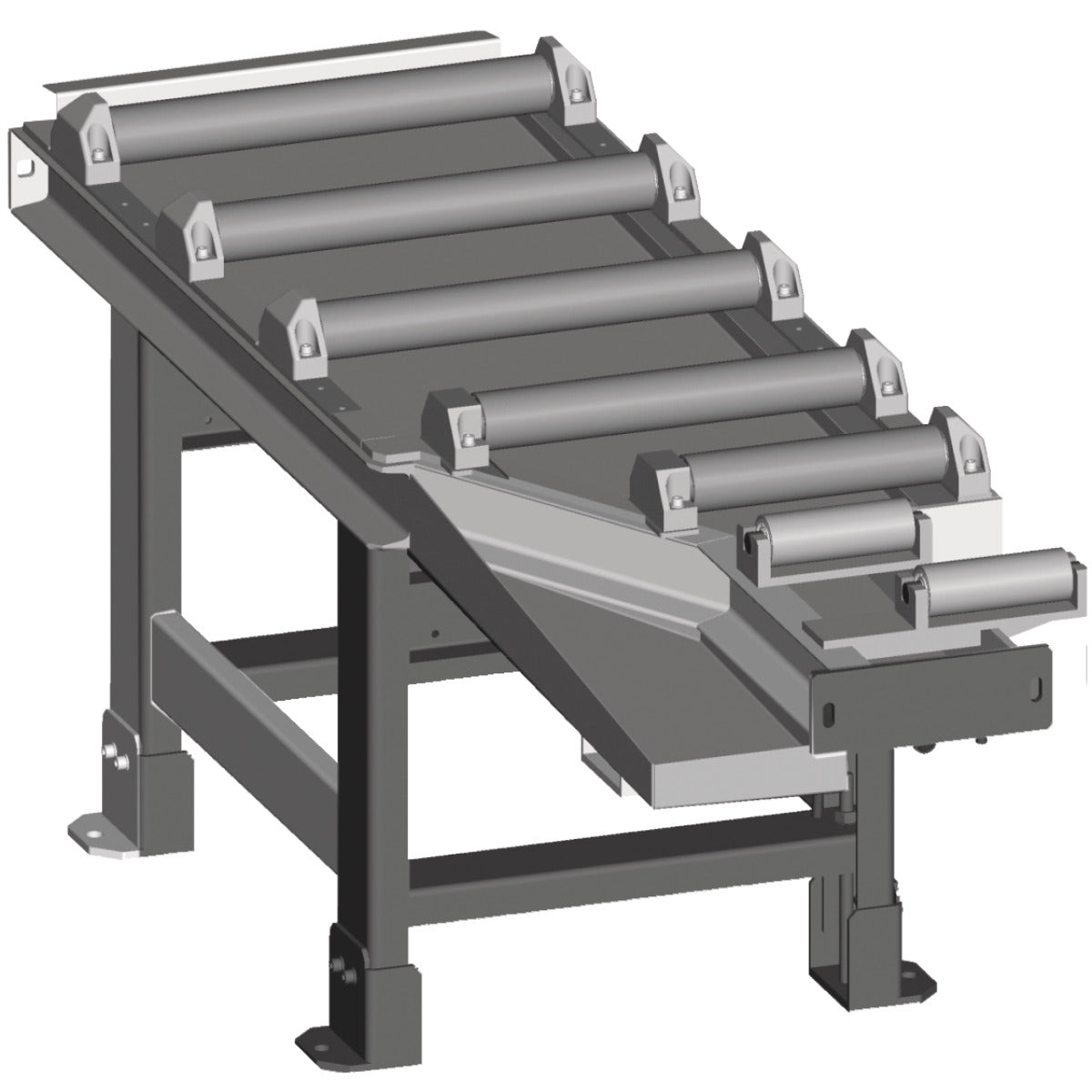 Produktbild von Zufuhrrollenbahn 2000 x 520 mm für 60° Schnitte motorisch
