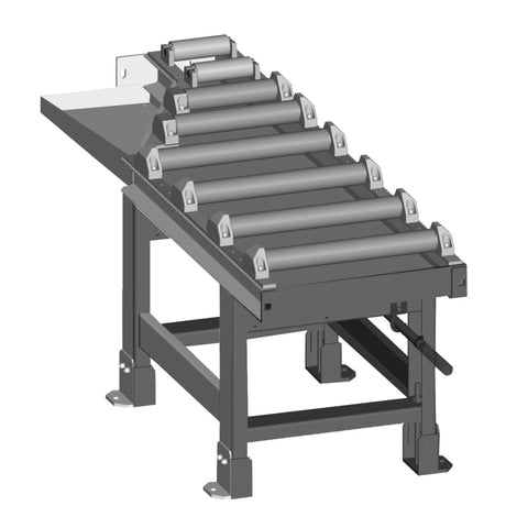 Produktbild von Rollenbahn 2000 x 520 mm, Abfuhrseite, motorisch, für 60°-Schnitte