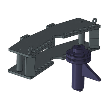 Produktbild von Biegerahmen und Gegenhalter für Biegewerkzeug Flachmaterial für HBP 30 und 40