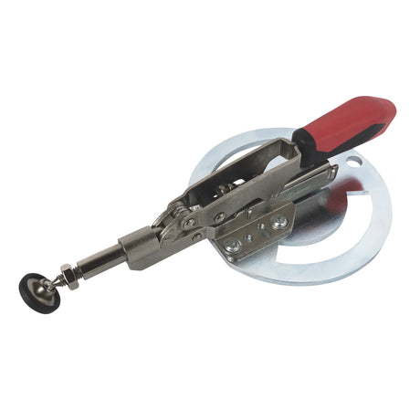 Produktbild von Adapterplatte rund mit Spanner waagerecht Länge 250 mm