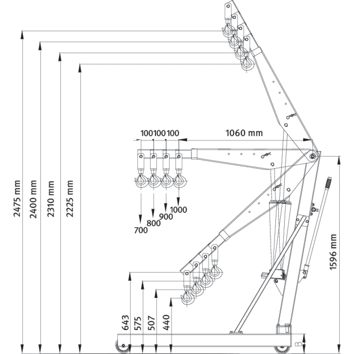 Werkstattkran WKP 1000