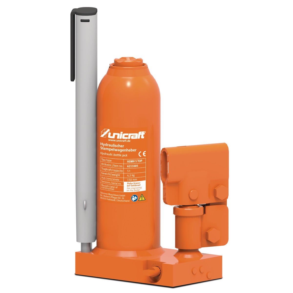 Produktbild von Hydraulischer Stempelwagenheber HSWH 5 TOP