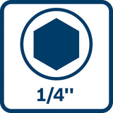 1/4 Zoll Bitaufnahme Icon