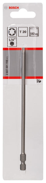 Schrauberbit T20 152 mm 1/4" extra hart