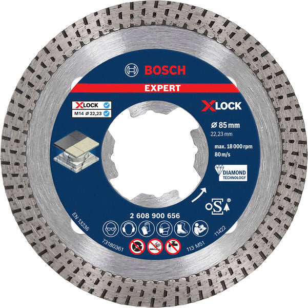 Produktbild von EXPERT Hard Ceramic Diamanttrennscheibe, X-LOCK, 85x22,23 mm