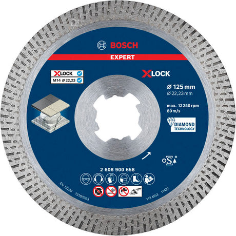 Produktbild von EXPERT Hard Ceramic Diamanttrennscheibe, X-LOCK, 125x22,23 mm