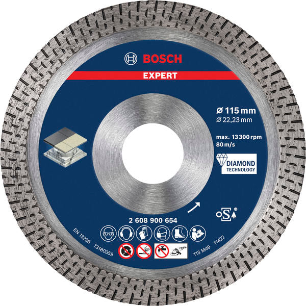 Produktbild von EXPERT Hard Ceramic Diamanttrennscheibe, 115x22,23 mm