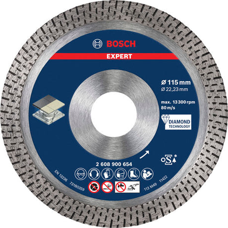 Produktbild von EXPERT Hard Ceramic Diamanttrennscheibe, 115x22,23 mm