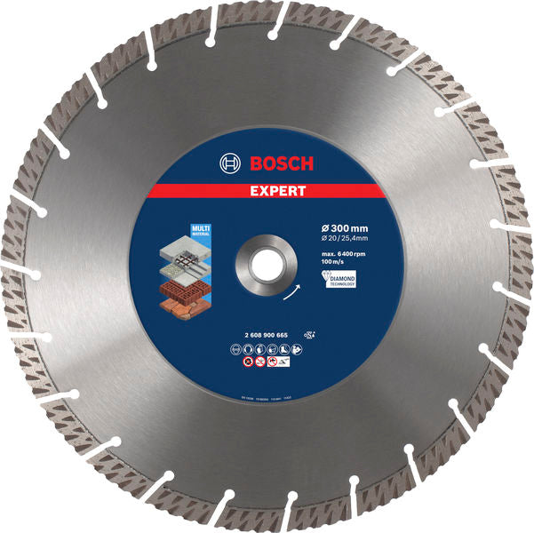 Produktbild von EXPERT Multi Material Diamanttrennscheibe, 300x20/25,40 mm