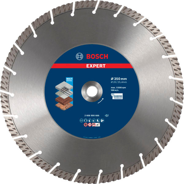 Produktbild von EXPERT Multi Material Diamanttrennscheibe, 350x20/25,40 mm