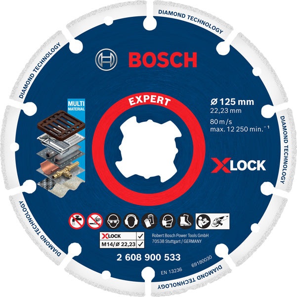 Produktbild von EXPERT Diamond Metal Wheel Trennscheibe, X-LOCK, 125x22,23 mm
