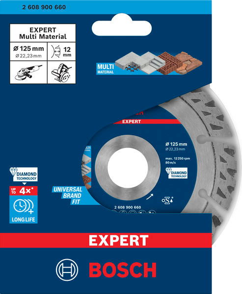 EXPERT Multi Material Diamant-Trennscheibe 125 x 22,23 mm