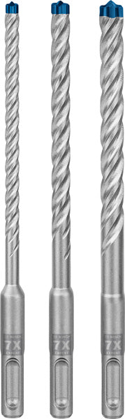 Produktbild Lieferumfang von EXPERT SDS plus-7X Hammerbohrer-Set, 6/8/10x100x165 mm, 3-tlg.