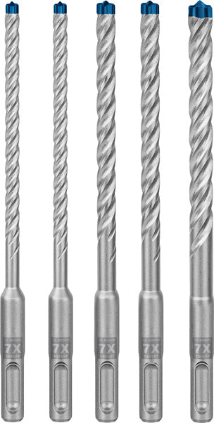 Produktbild Lieferumfang von EXPERT SDS plus-7X Hammerbohrer-Set, 6/6/8/8/10x100x165 mm, 5-tlg.