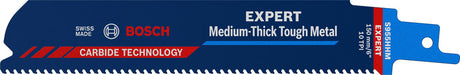 Produktbild von EXPERT S955HHM Medium-Thick Tough Metal Säbelsägeblatt