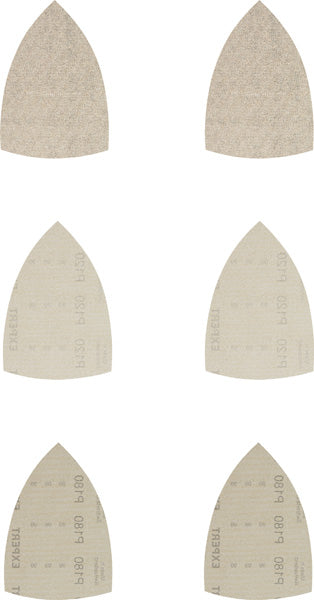 Produktbild Lieferumfang von EXPERT M480 Schleifnetz Set, 100x150mm, K80-180, 10-tlg.