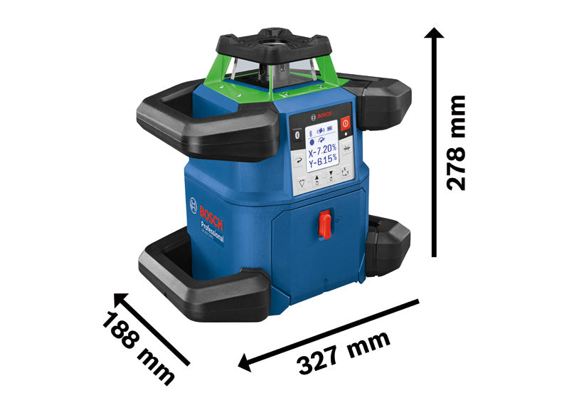Bosch GRL 650 CHVG Laser-Nivelliergerät mit Display.