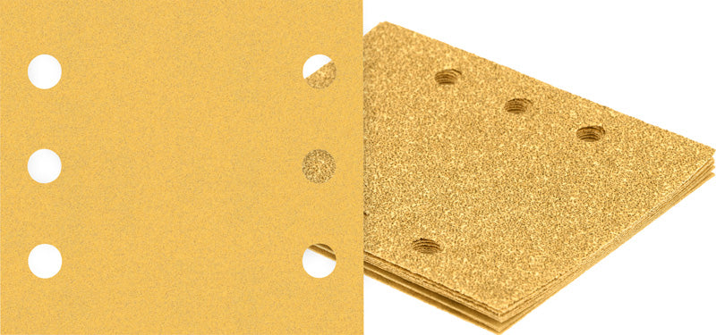 Produktbild Lieferumfang von EXPERT C470 Schleifblatt, 115x107mm, K80, 6 Löcher,10-tlg.