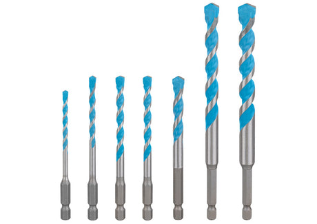 Produktbild von EXPERT HEX-9 Multi Construction Bohrer-Set, D= 4/5/6/6/8/10/12 mm, 7-tlg.
