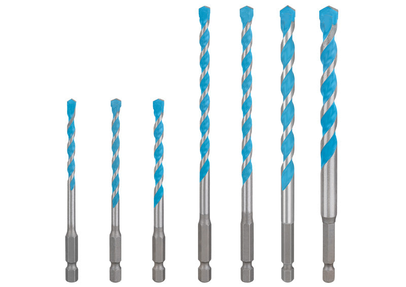 Produktbild von EXPERT HEX-9 Multi Construction Bohrer-Set, D= 5/5,5/6/6/7/8/10 mm, 7-tlg.